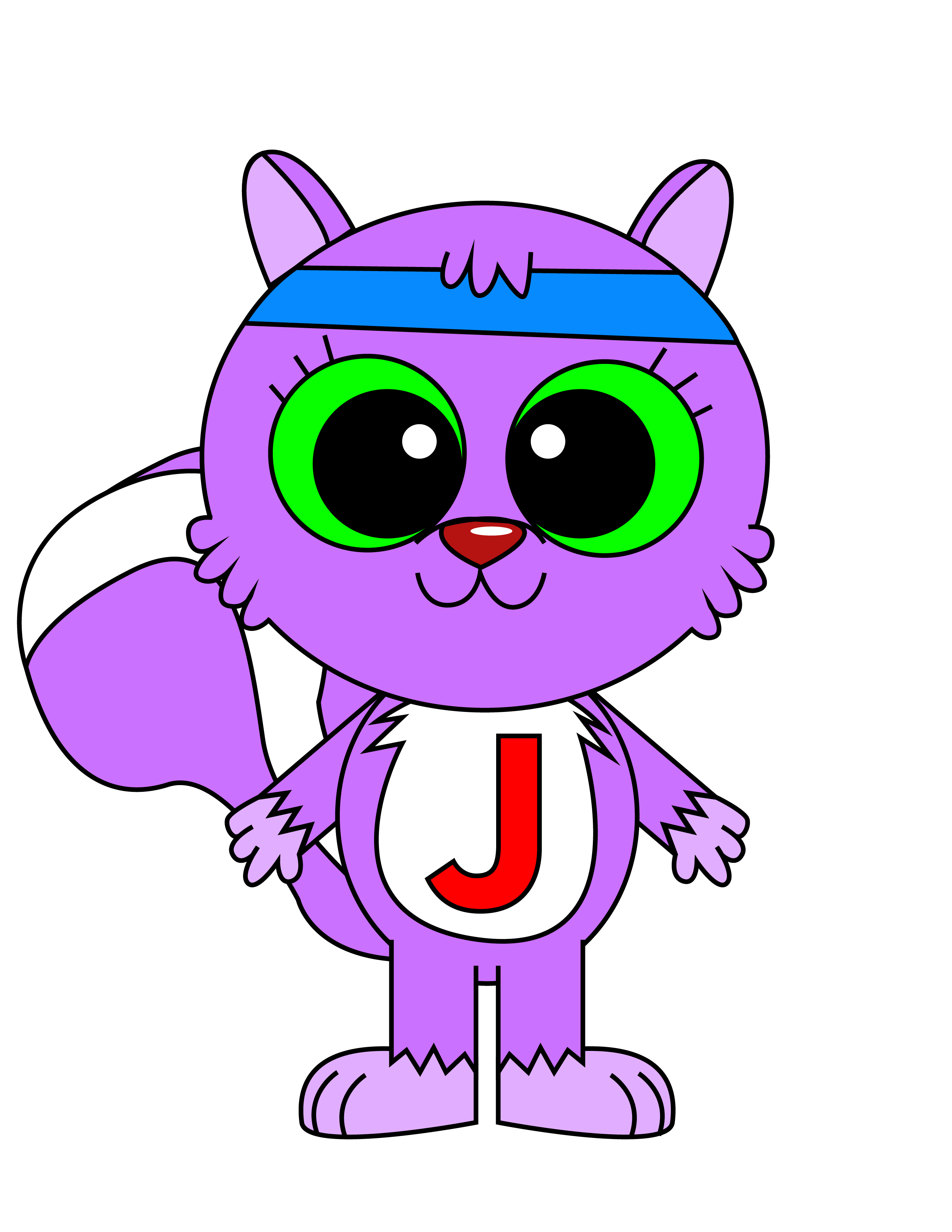 Letter Critter J
